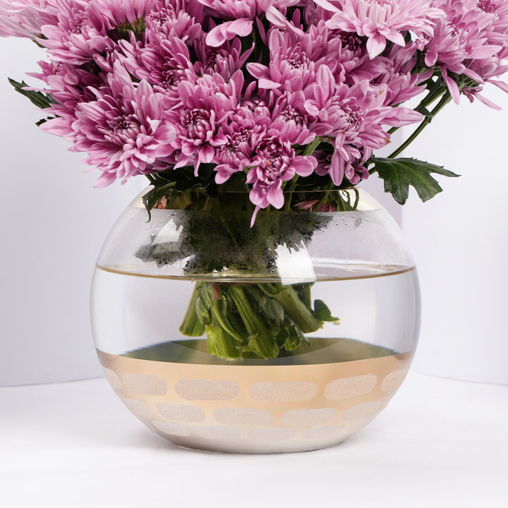 Chrysanths Charm Vase