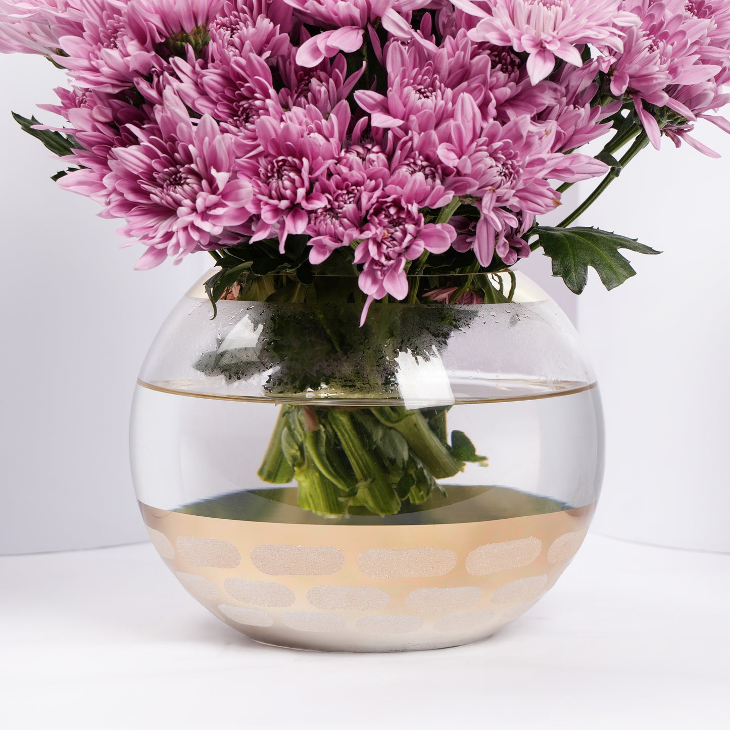 Chrysanths Charm Vase