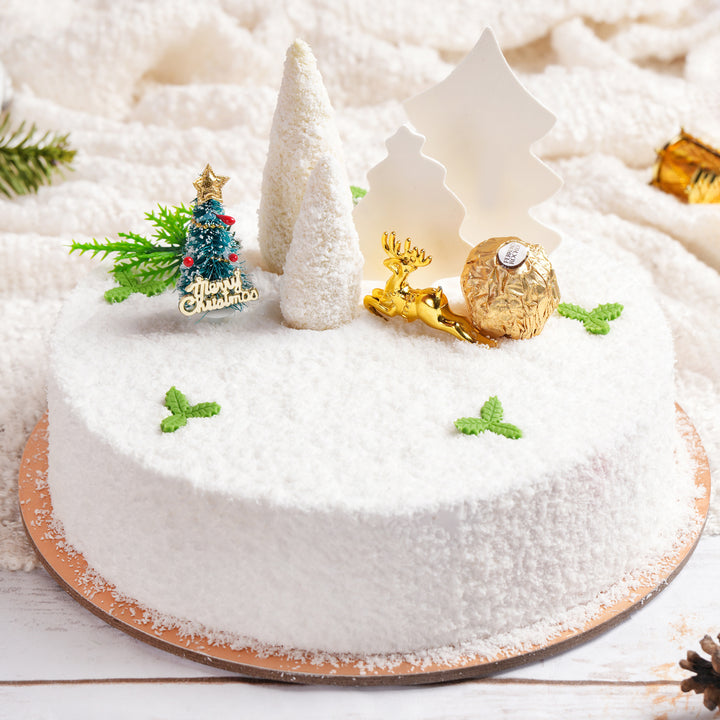 Winter Wonderland Chocolate Cake