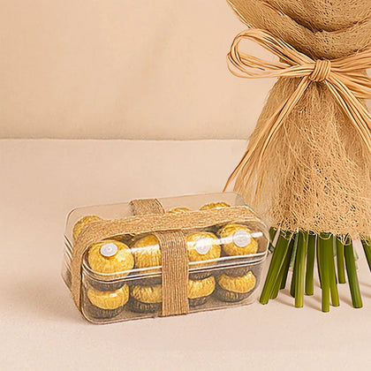 Nice Peach Roses Flower Bouquet