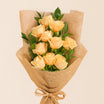 Nice Peach Roses Flower Bouquet