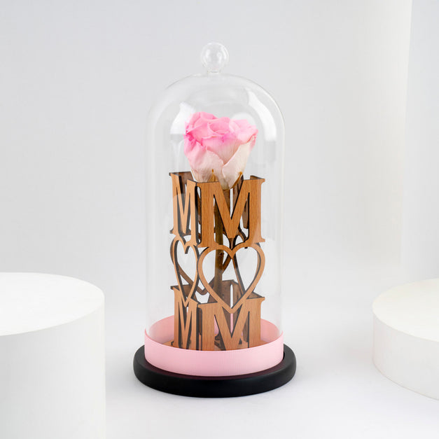 هدايا الأم | وردة دائمة وردية