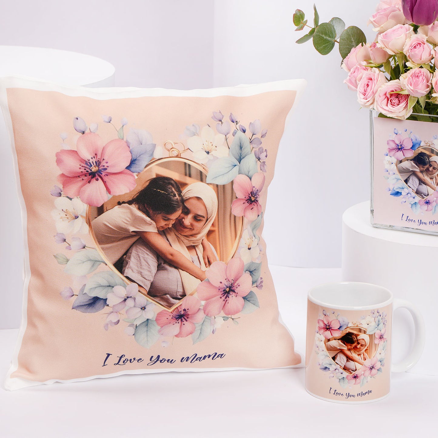  Love You Mama Flower Gift Combo