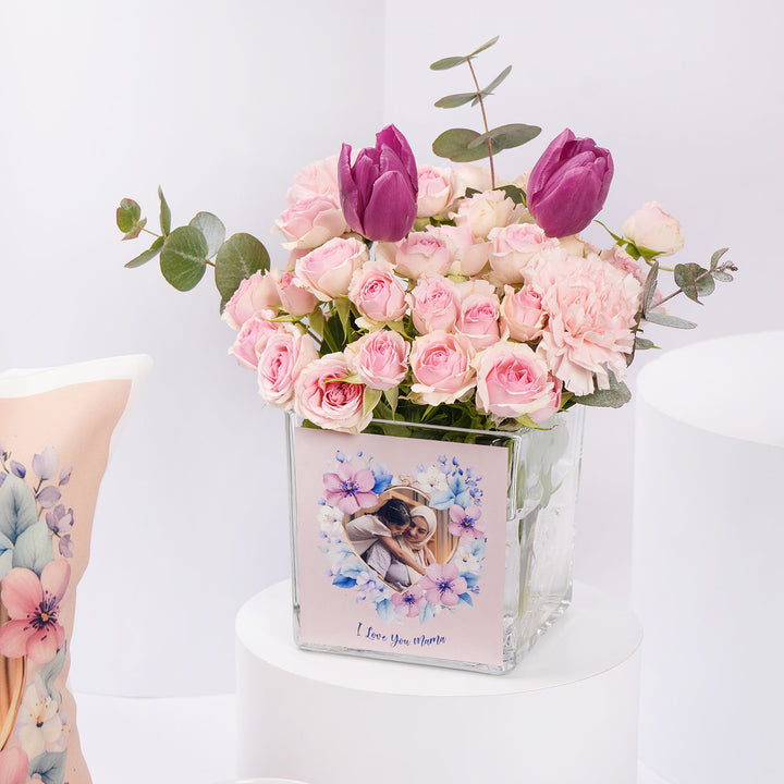  Love You Mama Flower Gift Combo