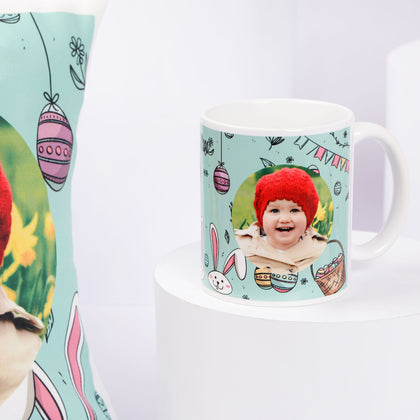 Cheerful Spring Personalized Cushion N Mug