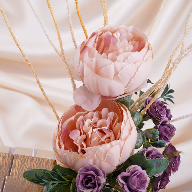 AANI & DANI Tray n Peony Artificial Flower