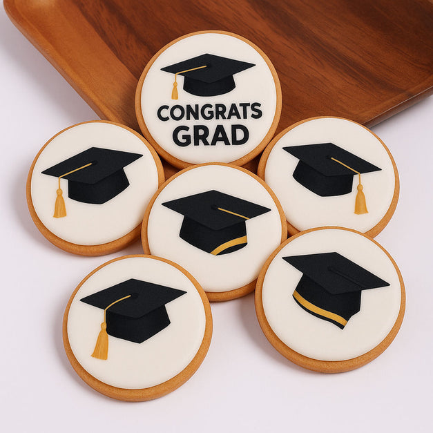 Congrats Grad Cookies Set | 6 Pieces