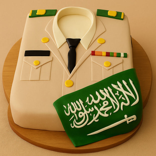 Saudi Army Graduation Cake 