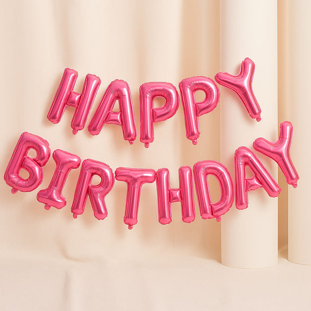 Happy Birthday Alphabet Balloon Set