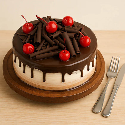 Black Forest Cake With Cherries