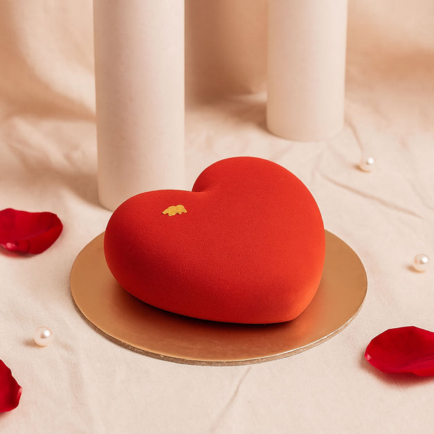 كيك شكل قلب