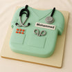 Name Customized Doctor Graduation Cake