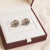 Elegant Orchid Basket n Men's Aigner Cufflinks