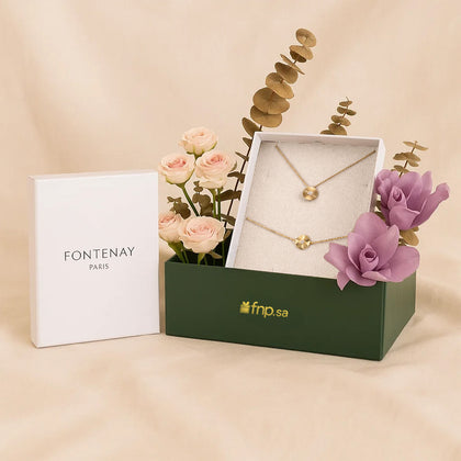 بوكس ورود رقيقة مع طقم إكسسوار فونتيناي باريس