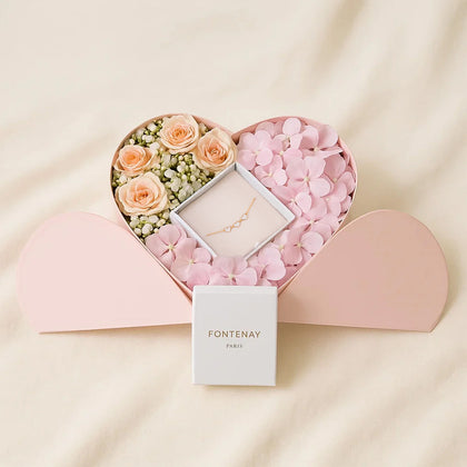 Fontenay Paris Ladies Bracelet With Heart Rose Box 