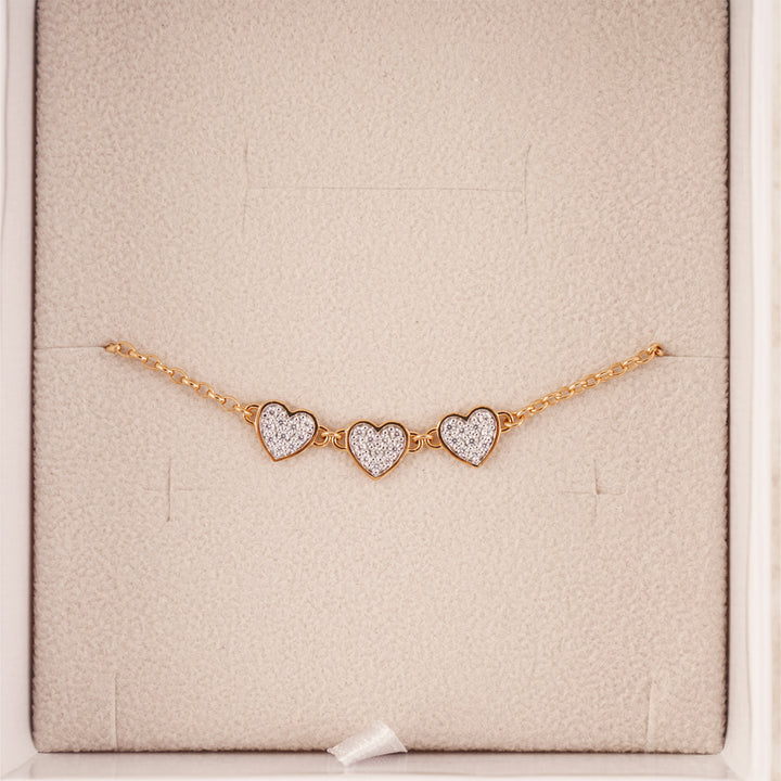 إسورة نسائية فونتيناي باريس مع بوكس قلب الورود