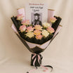  Ladies' Graduation Bouquet n Personalized Congrats Print
