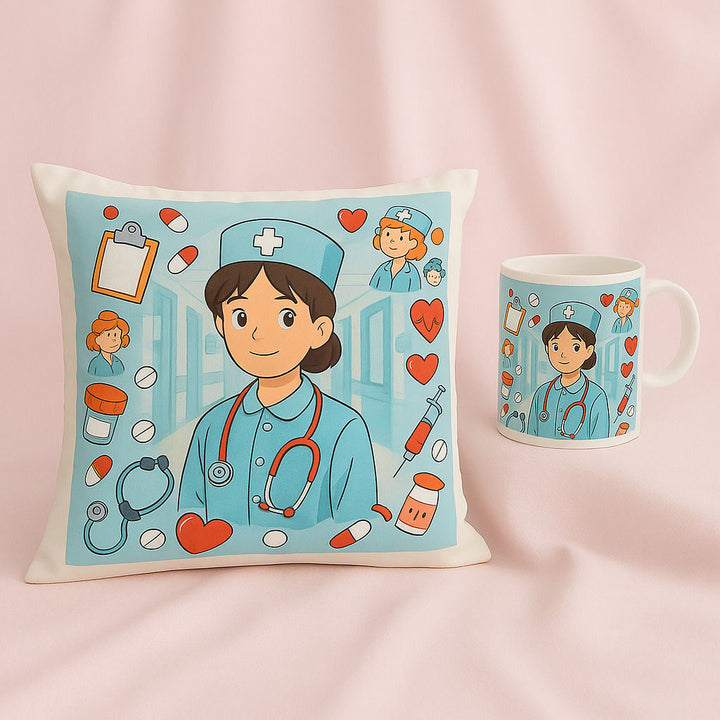 Ghibli Personalized Cushion n Mug Gift