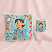 Ghibli Personalized Cushion n Mug Gift