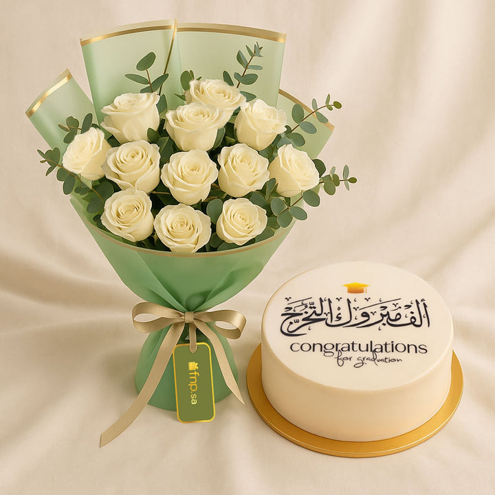 كيك ألف مبروك التخرج