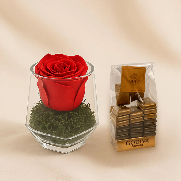 Eternal Charm | Forever Rose n Godiva Chocolate