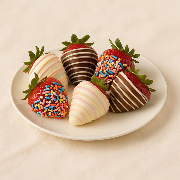 Sprinkle Chocolate Strawberries Delightful Gift 