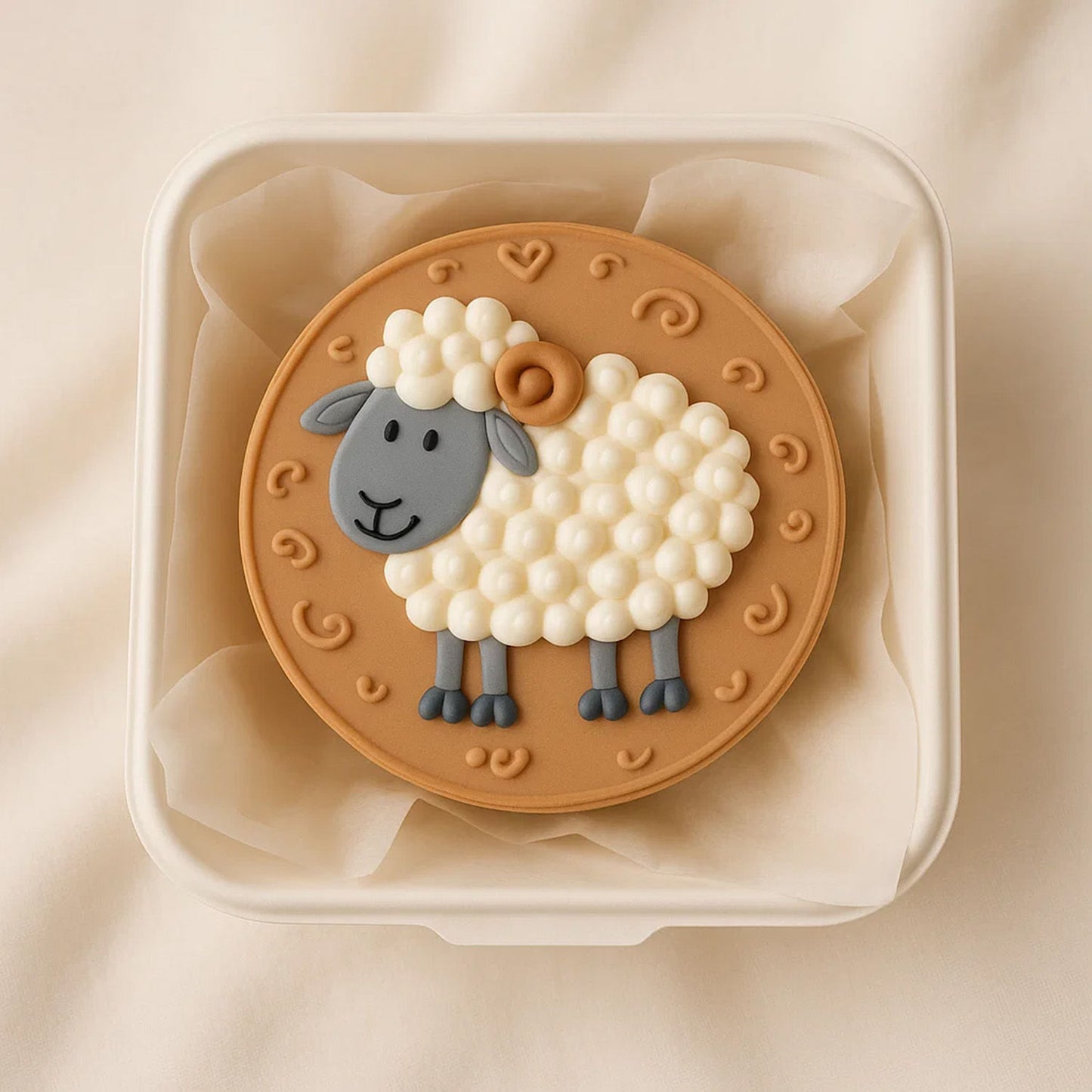 Cute Sheep Mini Cake For Kids