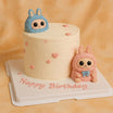 Labubu Doll Tall Birthday Cake