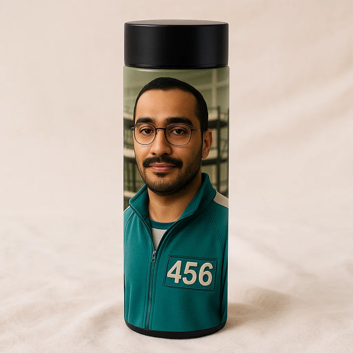 تمبلر حراري تصميم اللاعب 456 من لعبة الحبار
