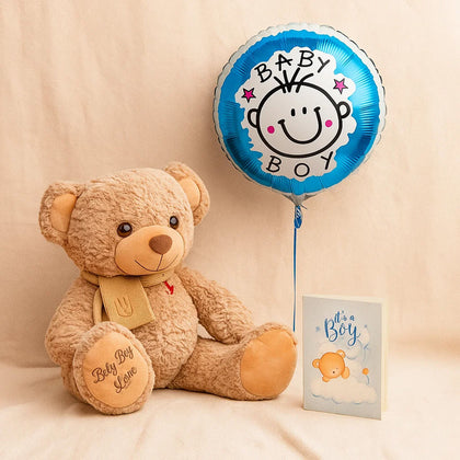 Baby Boy Teddy Set