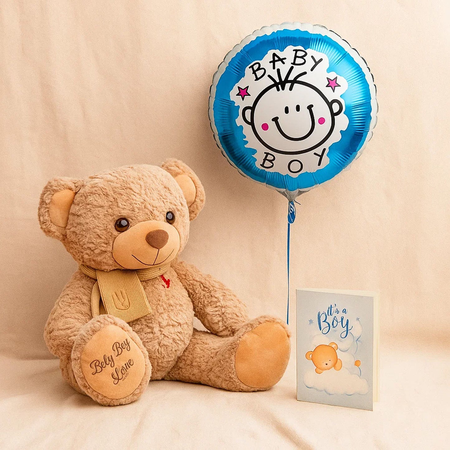 Baby Boy Teddy Set