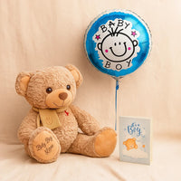 Baby Boy Teddy Set