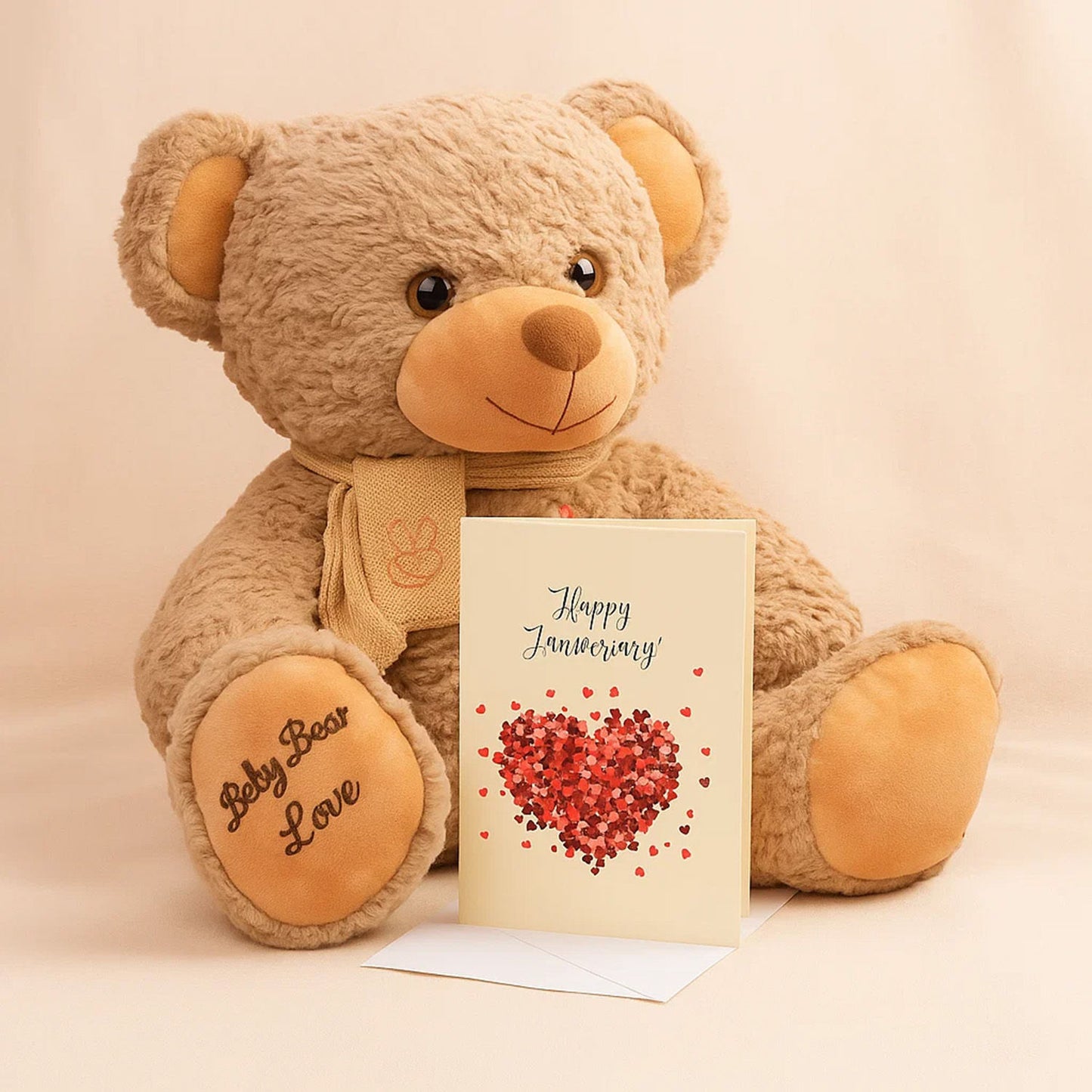 Anniversary Gift Card n Teddy 