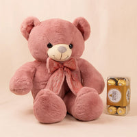 Pink Teddy n Chocolates