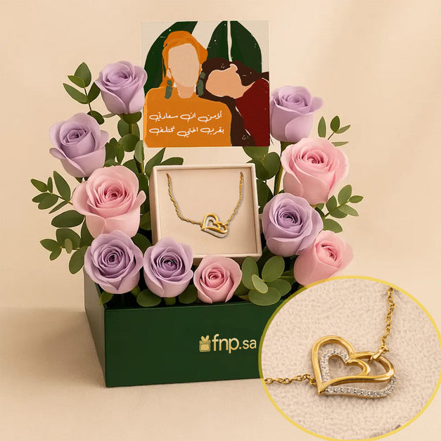 Fontenay Paris  Necklace n Rose Box For Sister