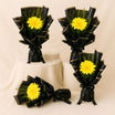 Yellow Gerbera Mini Flower Bouquets