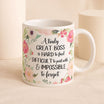 Appreciation Message in Boss Mug