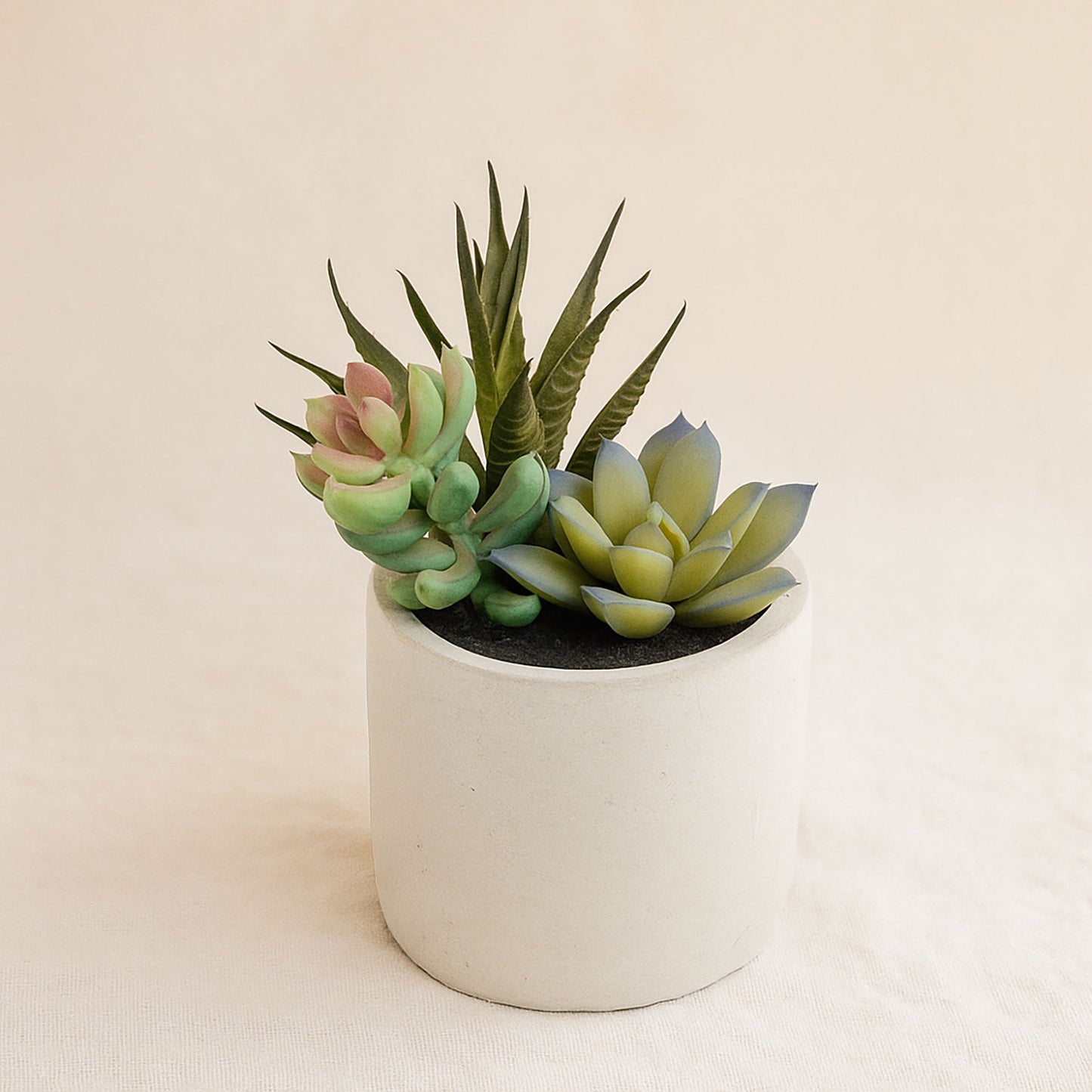 Artificial Green Succulent Garden