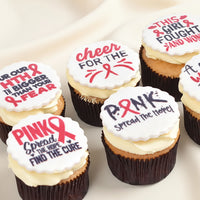 Pink Ribbon Special Vanilla Cupcakes