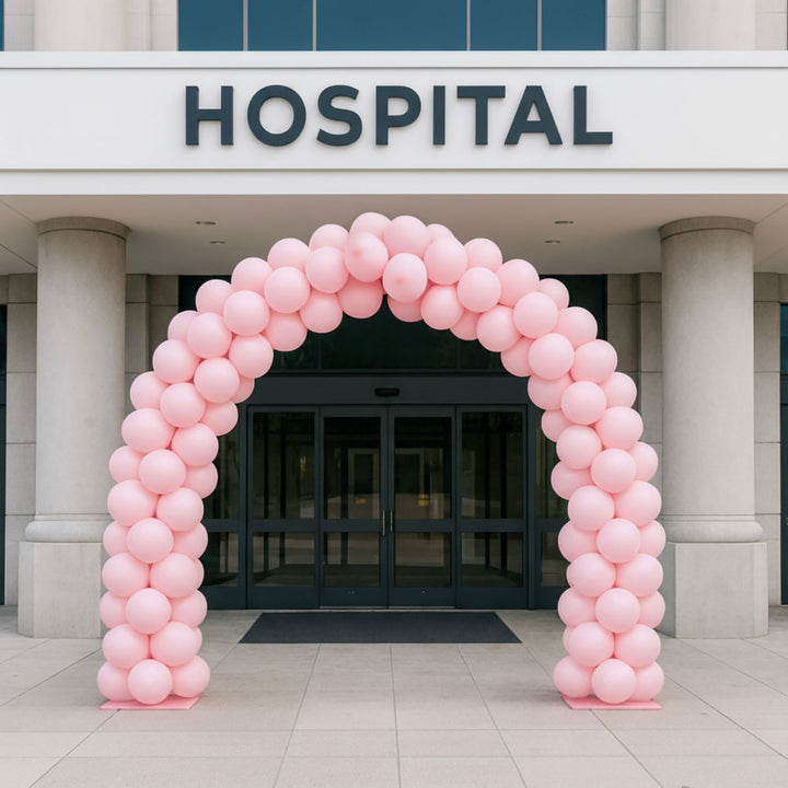 قوس الأمل | بالونات حملة اكتوبر الوردي