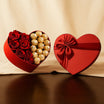 Premium Red Rose Heart Box
