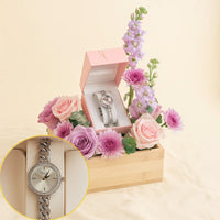 Titan Women Watch n Graceful Flower Box