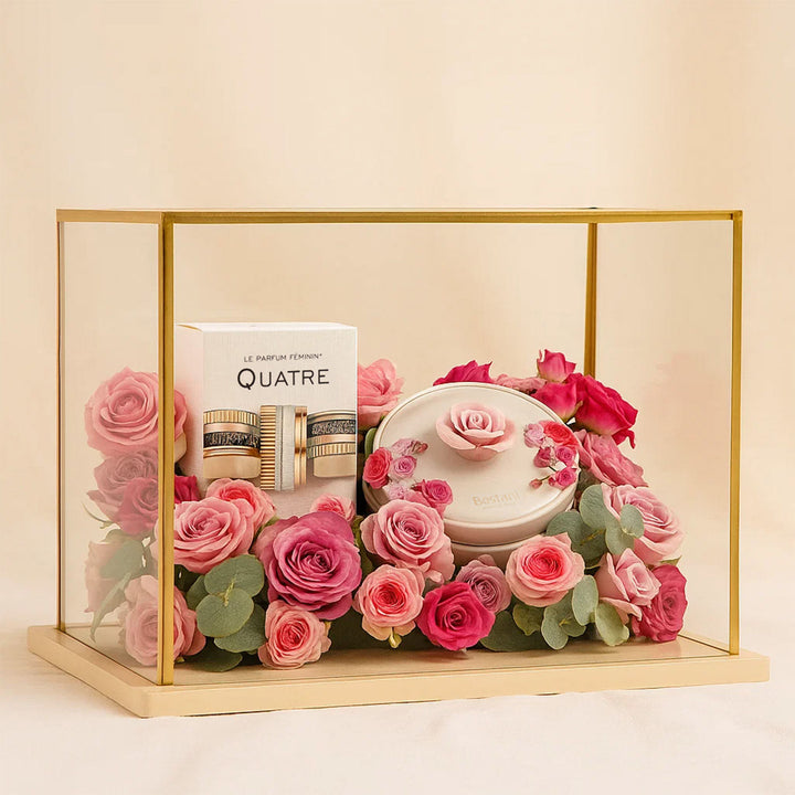 Quatre Perfume For Her with Bostani Chocolate n Roses