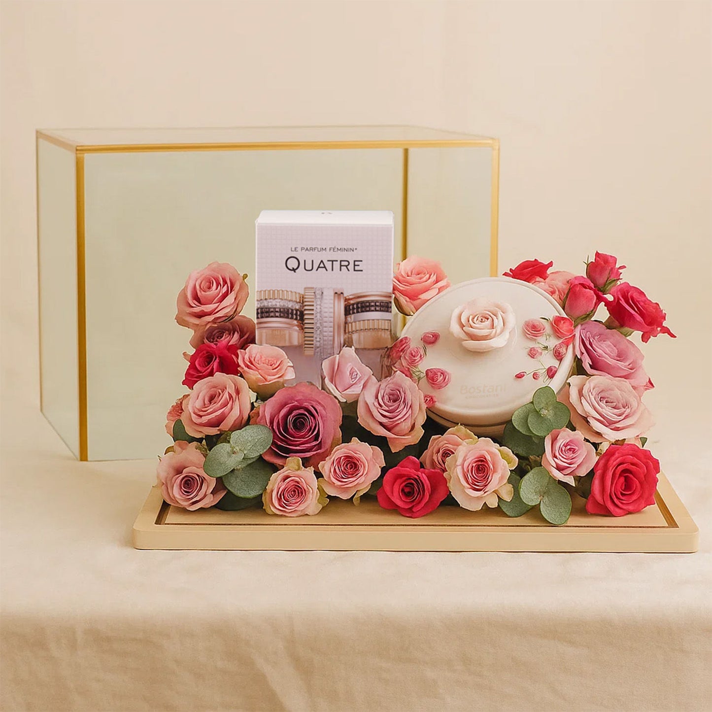 Quatre Perfume For Her with Bostani Chocolate n Roses