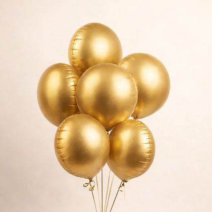  Classic Gold Foil Balloon Set