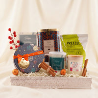 Hot Cocoa Chocolates Pretzels New Year Hamper