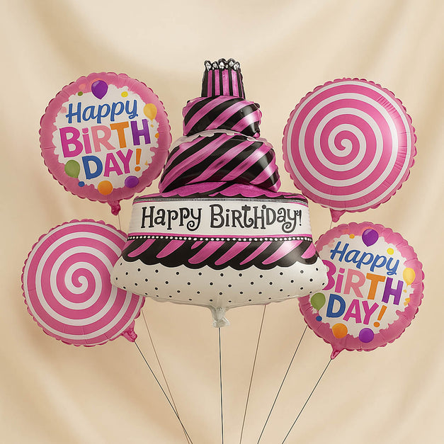 Shiny Birthday Bash Balloon Set