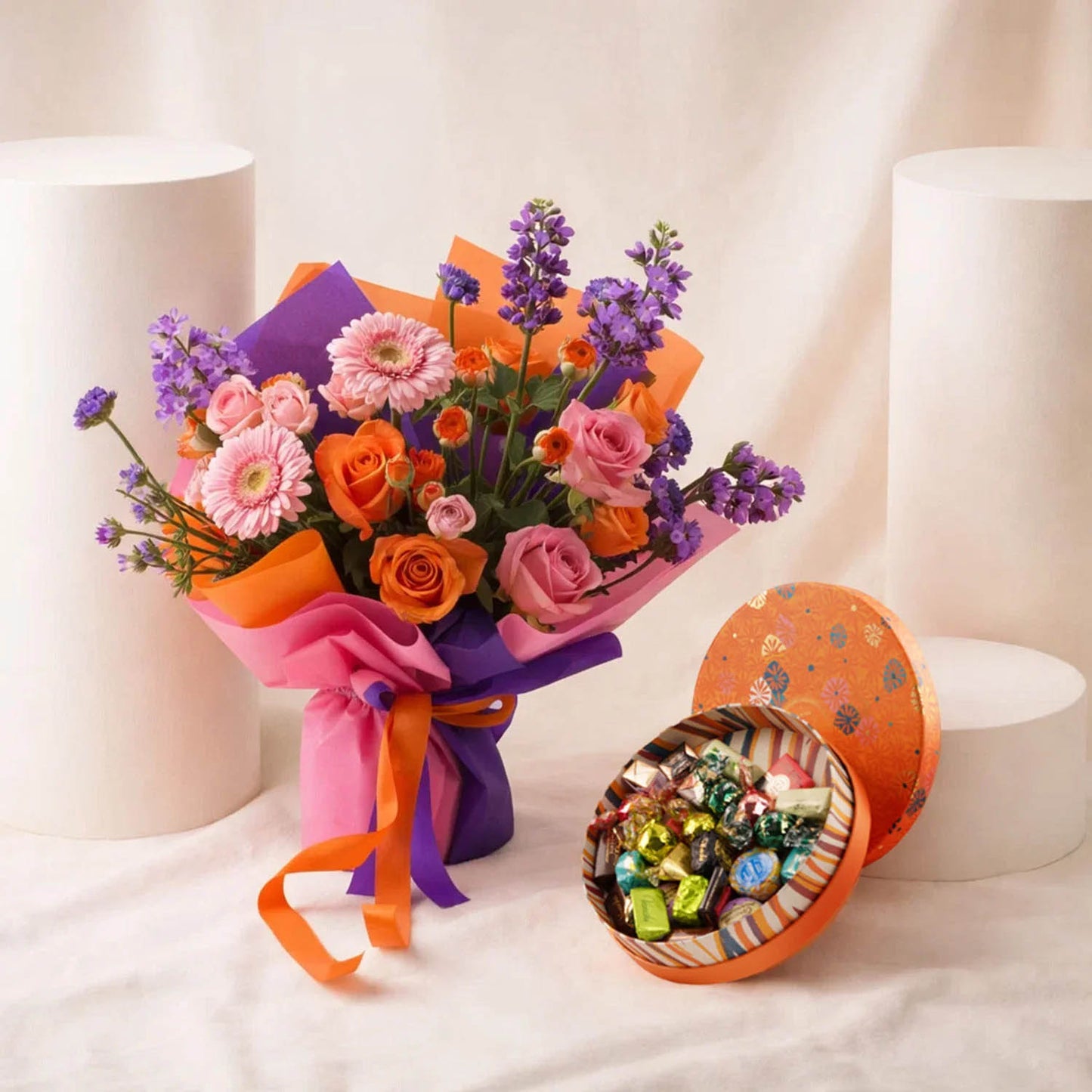 Joyful Colors Flower Bouquet