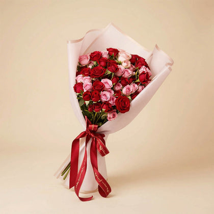 بوكيه بيبي روز مع عطر غوتشي للنساء