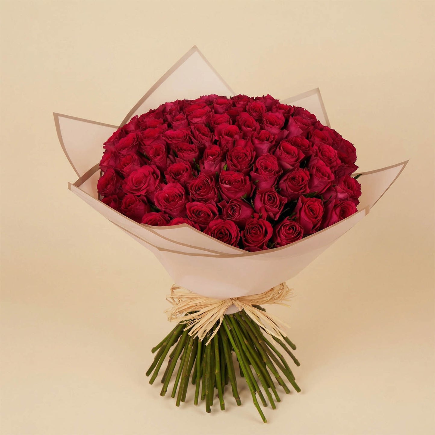 بوكيه ورد الفالنتاين | 75 وردة فوشي